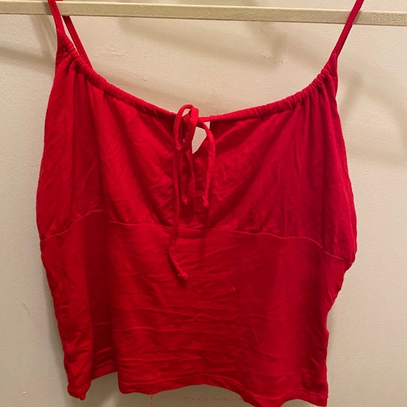American Eagle Outfitters Tops - Red cropped Tank